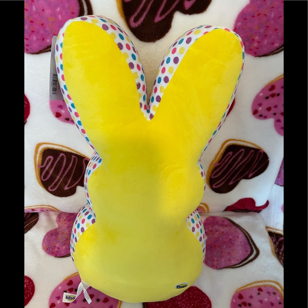 Peeps 17” Yellow Bunny 🐇 Plush - Picture 4 of 5